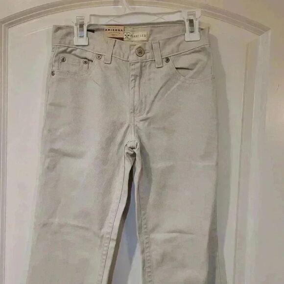 Arizona Jean Co Girl's Stone Cotton Flare Bootcut Jeans - Picture 3 of 11